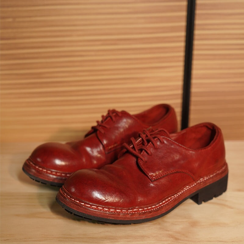 dwarves3044-2 Oxfords &amp; Tie 5.5 Red