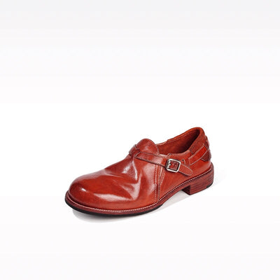 dwarves3046-1 Loafers 5 Angola Red