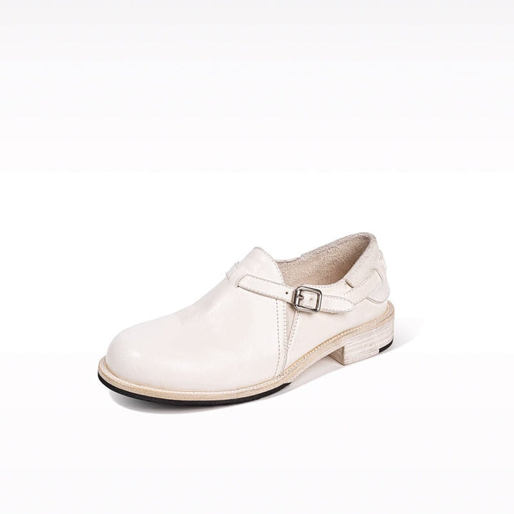 dwarves3046-20 Loafers 5 Lvory White