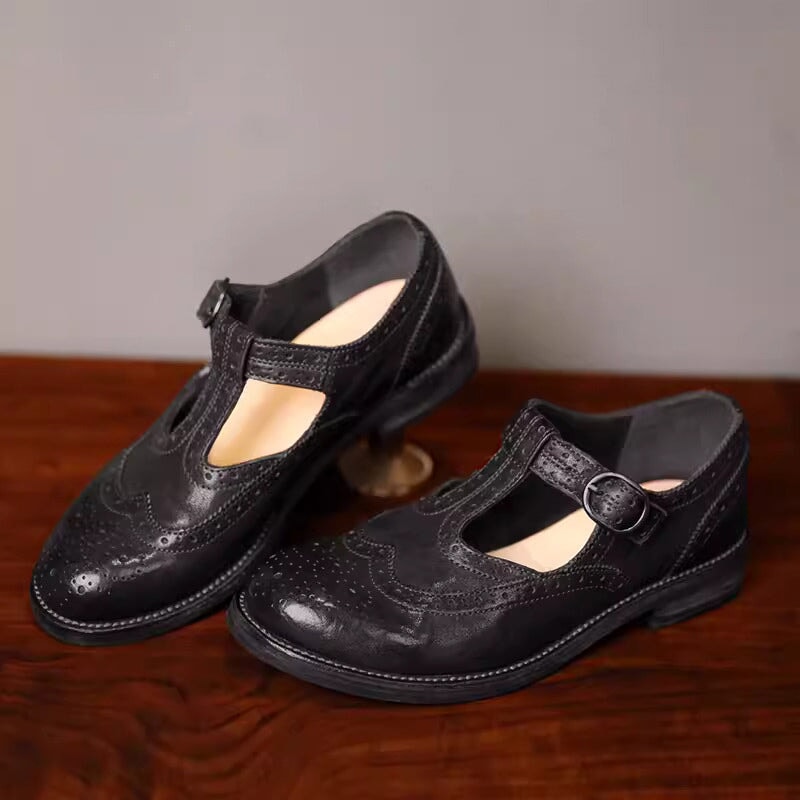 dwarves3047-2 Mary Jane 5.5 Black