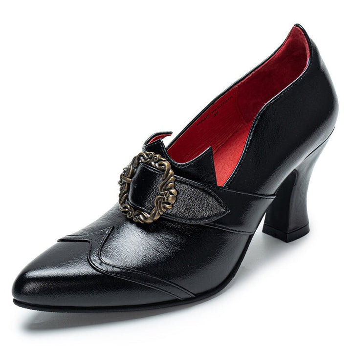 dwarves305-2 Pumps 215 Waxing Cow Leather