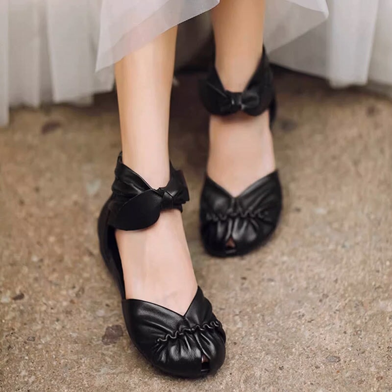 dwarves3052-1 Sandals 5.5 Black