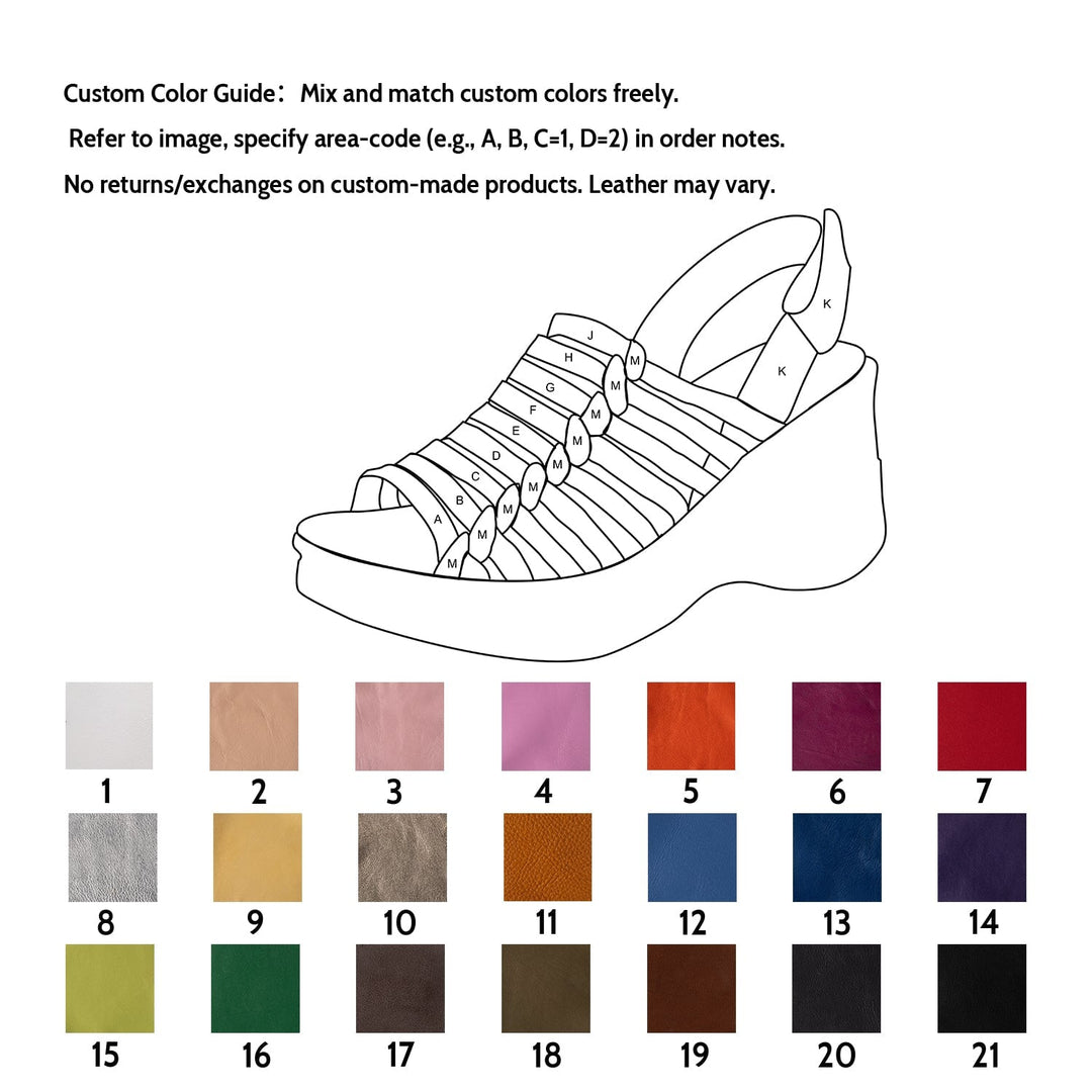 dwarves306-50 Sandals 5 Custom Color
