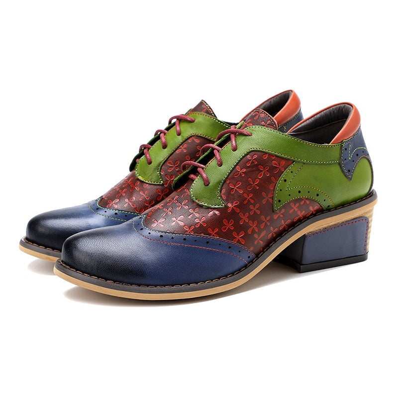 dwarves3064-1 Oxfords & Tie 6.5 Blue