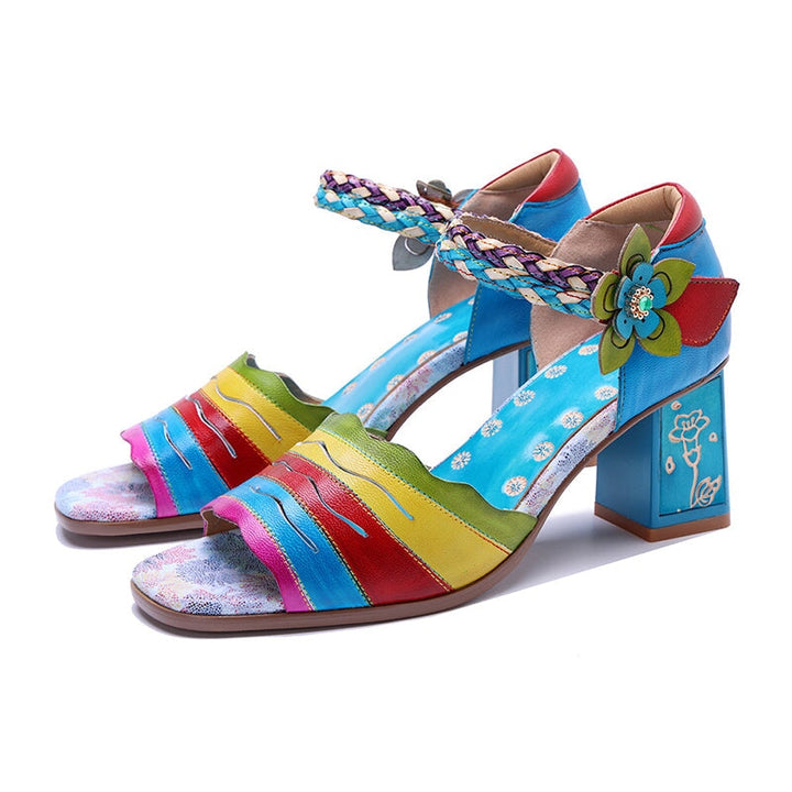 dwarves3066-1 Sandals 6.5 Blue