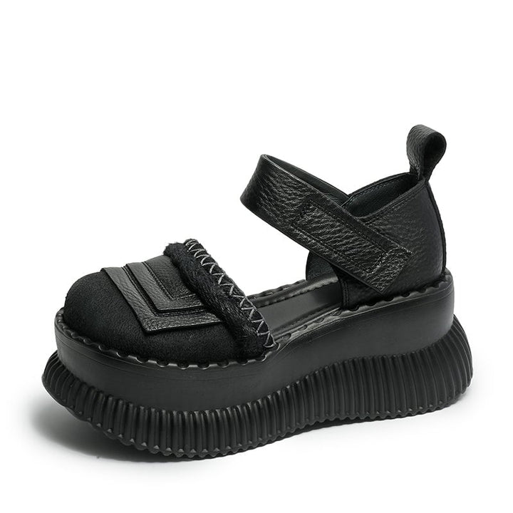 dwarves3070-1 Sandals 5.5 Black