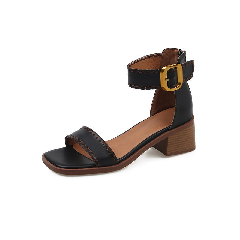dwarves3074-2 Sandals 5 Black