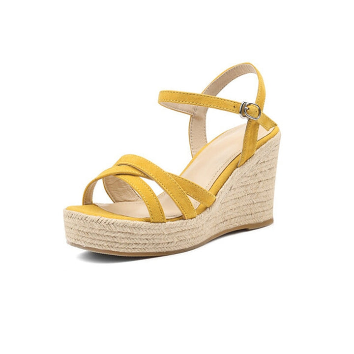 dwarves3101-2 Sandals 5 Yellow