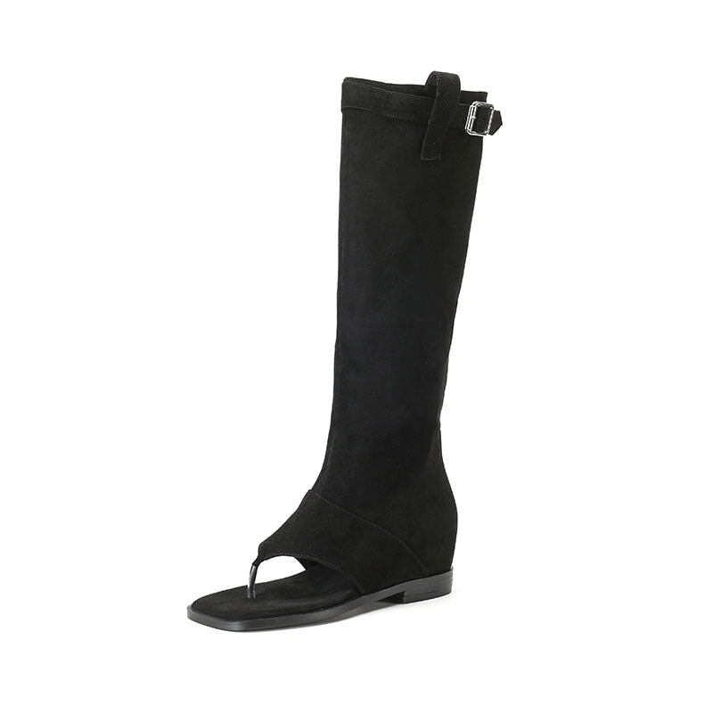dwarves3104-3 sandals 5 Black