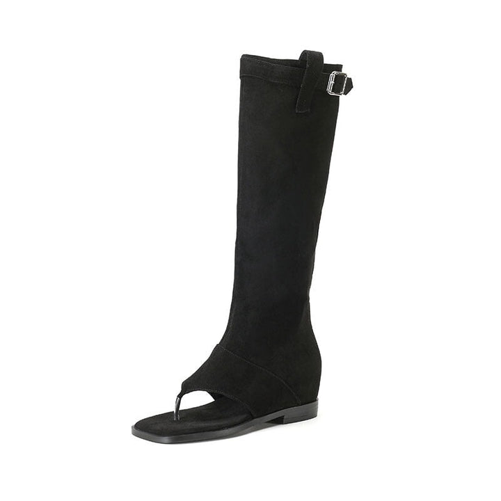 dwarves3104-3 sandals 5 Black
