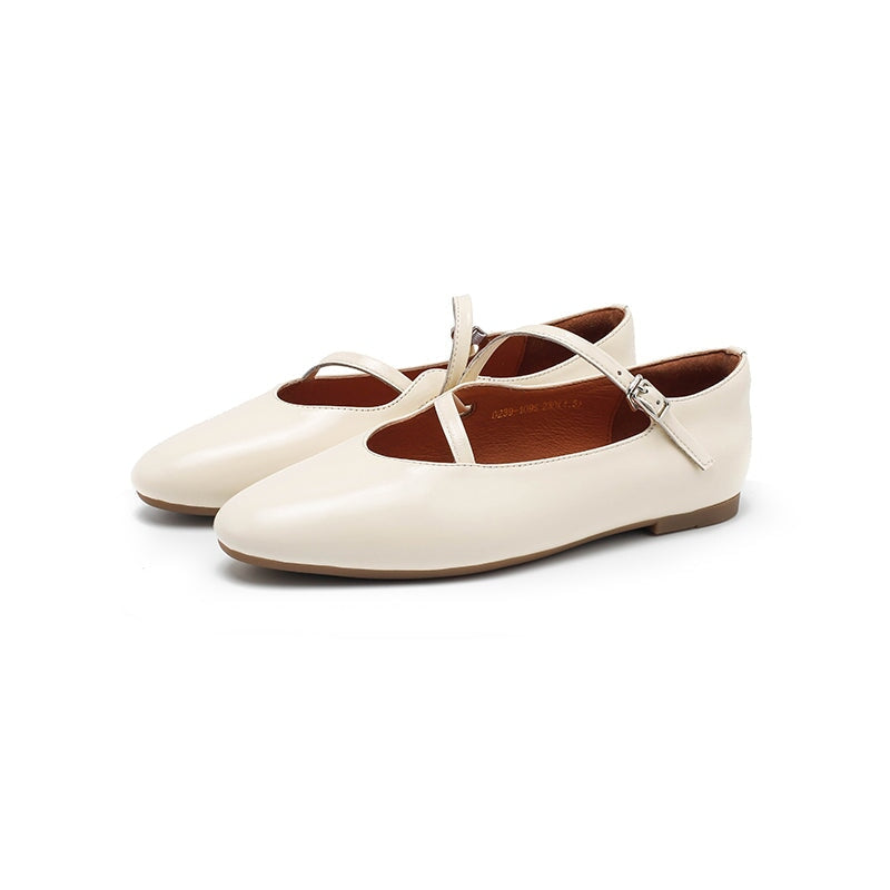 dwarves3125-15 Flats Beige 5.5