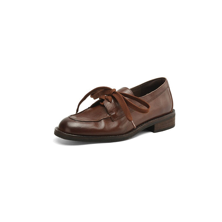 dwarves3134-70 Oxfords &amp; Tie 5.5 Coffee