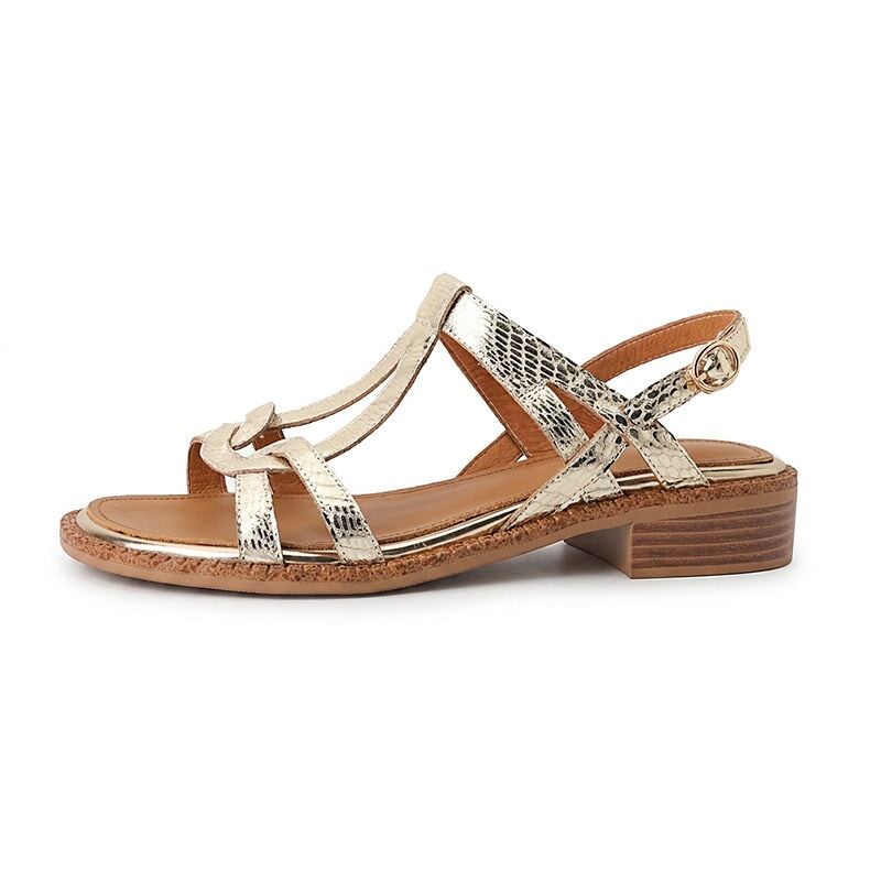 dwarves3141-1 Sandals 5 Champagne