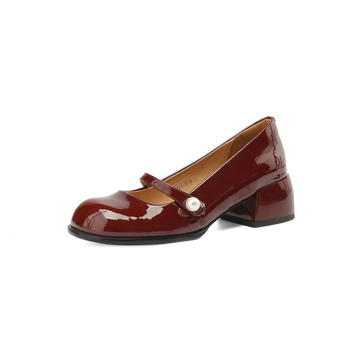 dwarves3158-1 Mary Jane 5 Wine Red