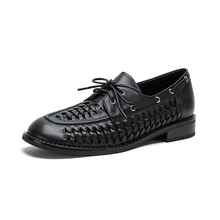 dwarves3188-1 Oxfords &amp; Tie 5 Black