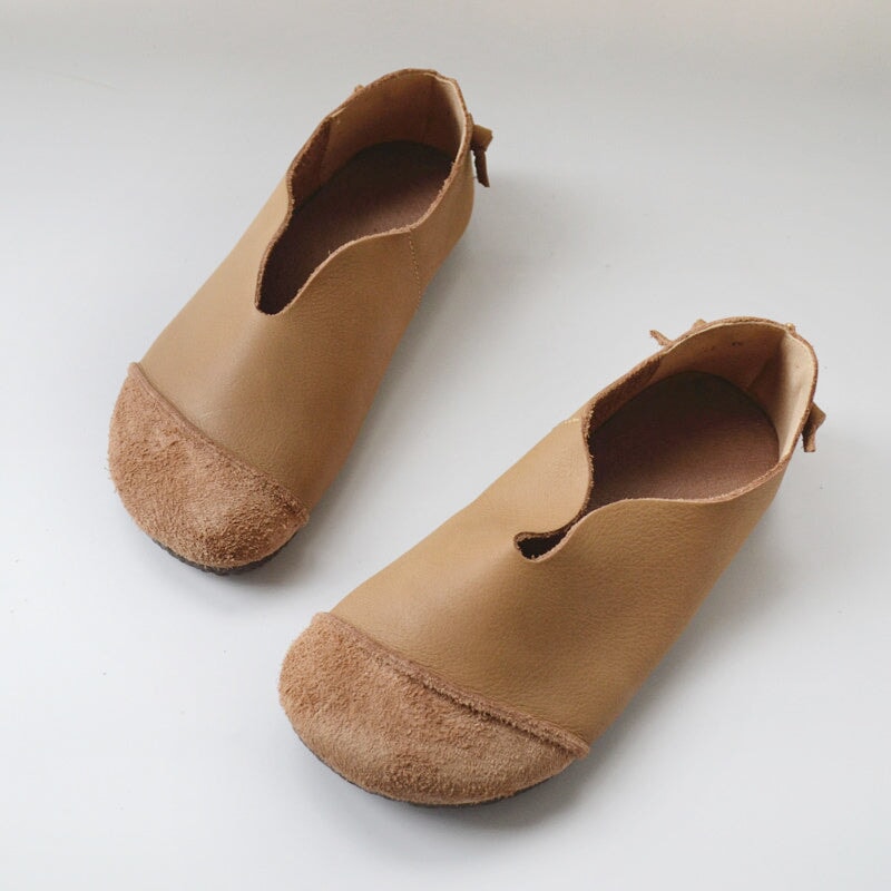 dwarves3207-1 Flats 5.5 Beige Apricot
