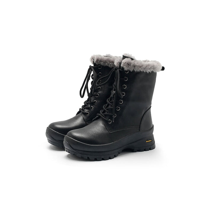 dwarves3219-3 Boots 5.5 Black Shearling Lined