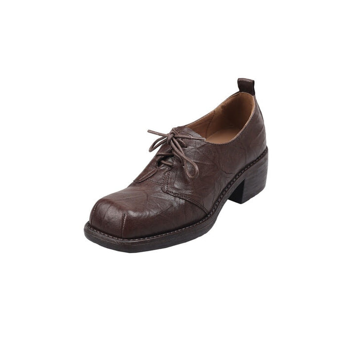 dwarves3240-1 Oxfords &amp; Tie 5 Brown
