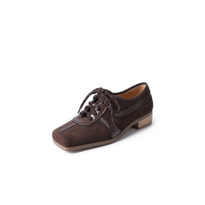 dwarves3241-3 Oxfords &amp; Tie 5 Coffee