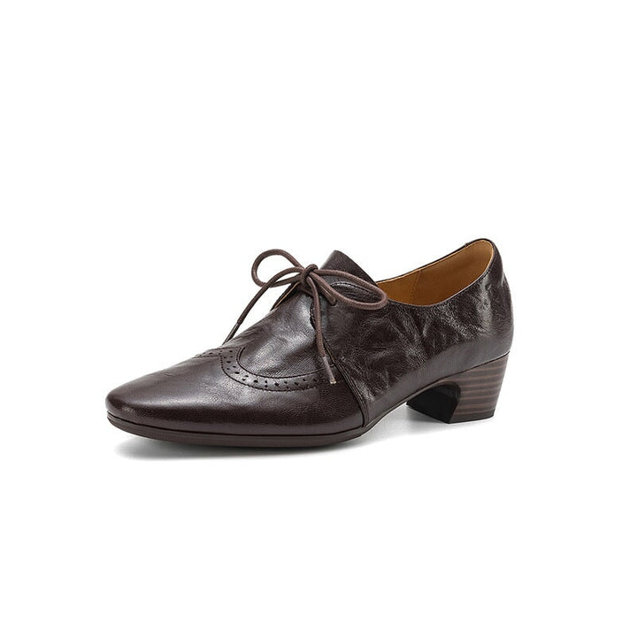 dwarves3248-1 Oxfords &amp; Tie 5 Brown
