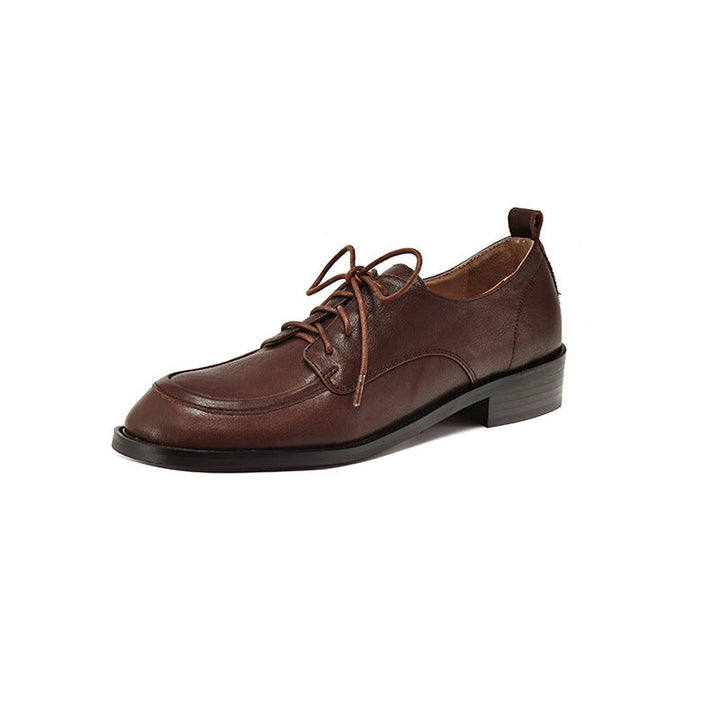 dwarves3264-1 Oxfords &amp; Tie 5 Coffee