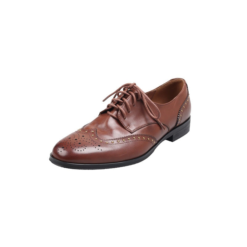 dwarves3265-2 Oxfords &amp; Tie 5 Brown