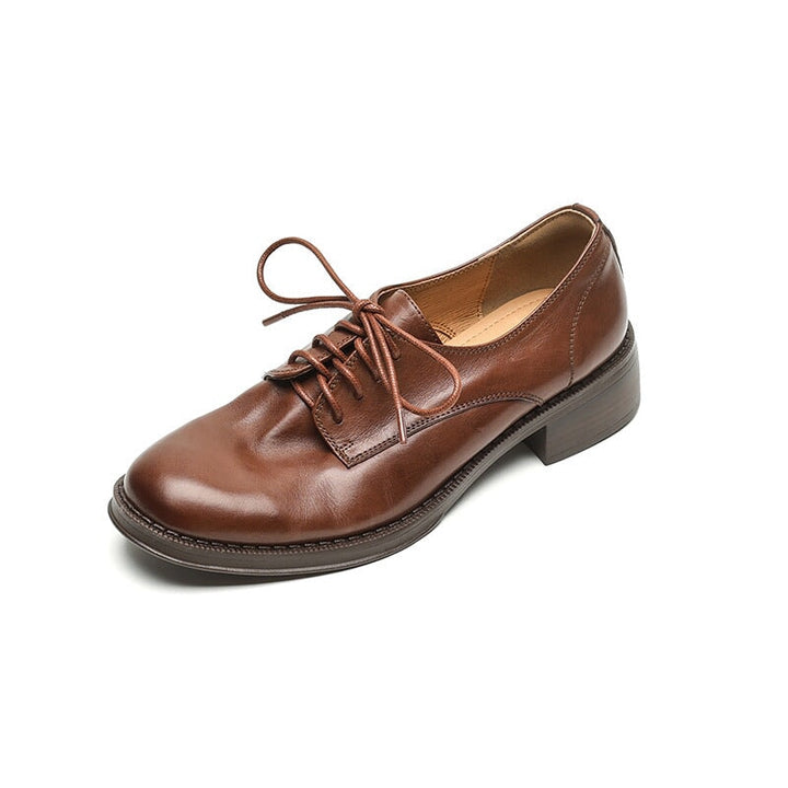 dwarves3267-2 Oxfords &amp; Tie 5 Brown