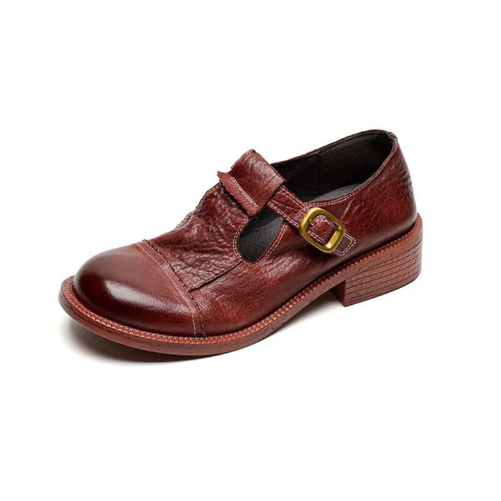 dwarves3268-3 Mary Jane 5 Wine Red