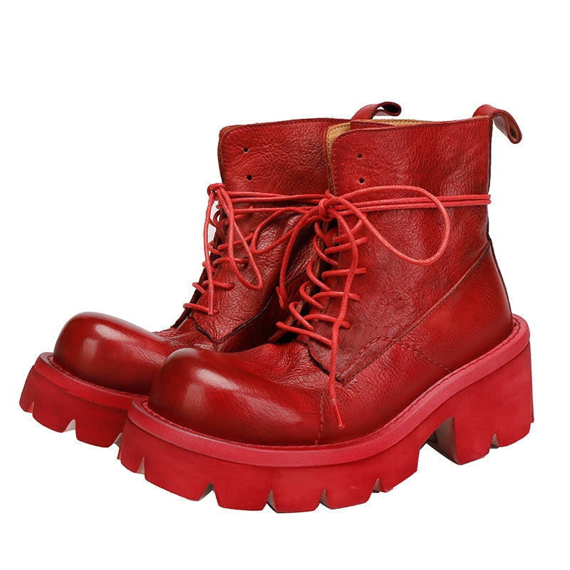dwarves3285-1 Boots 5.5 Red