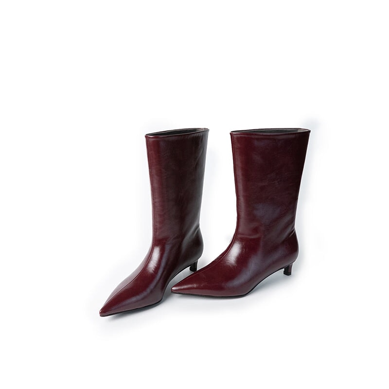 dwarves3302-1 Boots 5 Wine Red