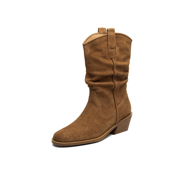 dwarves3321-4 Boots 5 Caramel Suede