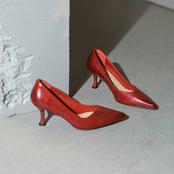 dwarves3347-8 Pumps 5 Red