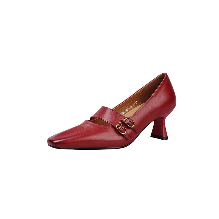 dwarves3348-2 Pumps 5 Wine Red