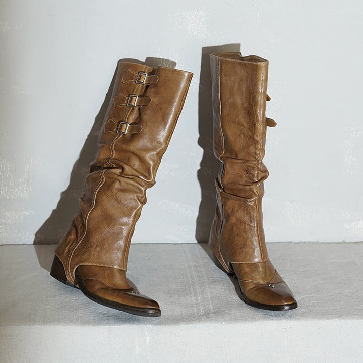 dwarves3363-2 Boots 5 Khaki