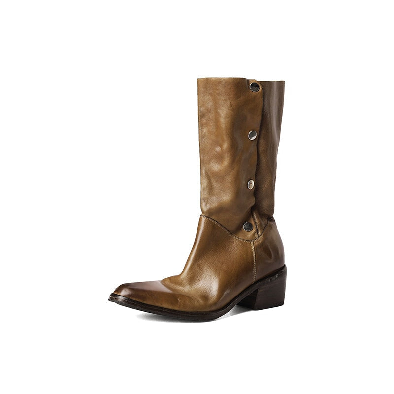 dwarves3365-1 Boots 5 Khaki
