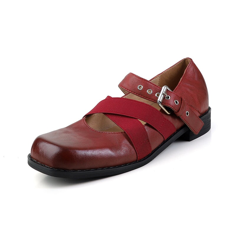 dwarves3372-2 Mary Jane 5 Lychee Red