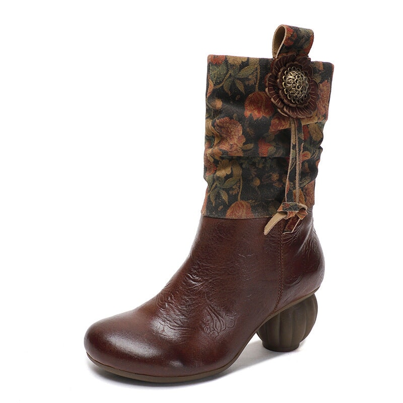 dwarves3413-1 Boots 5.5 Coffee Short Plush