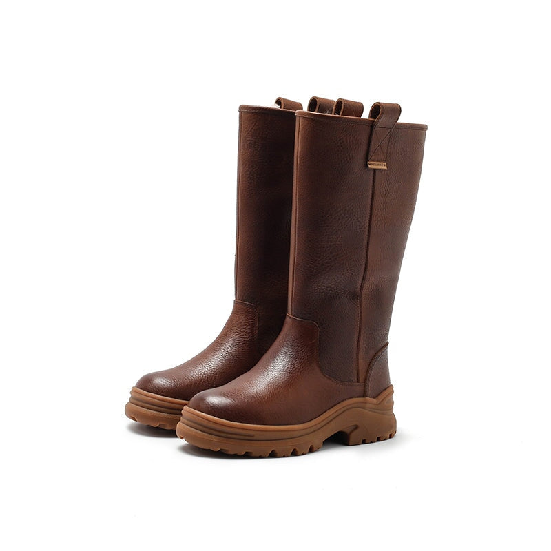 dwarves3421-2 Boots 5.5 Coffee Shearling Lined