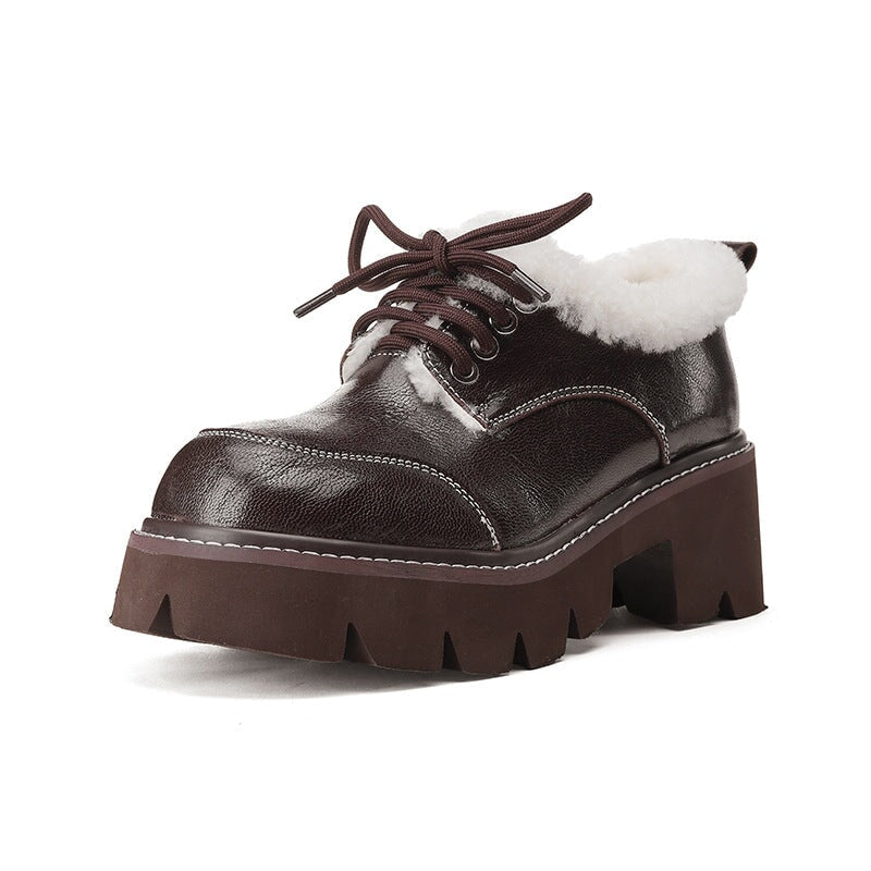 dwarves3429-1 Oxfords &amp; Tie 5 Dark Brown