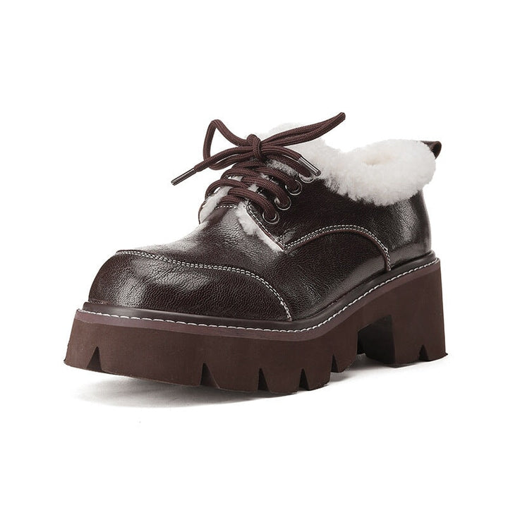 dwarves3429-1 Oxfords &amp; Tie 5 Dark Brown