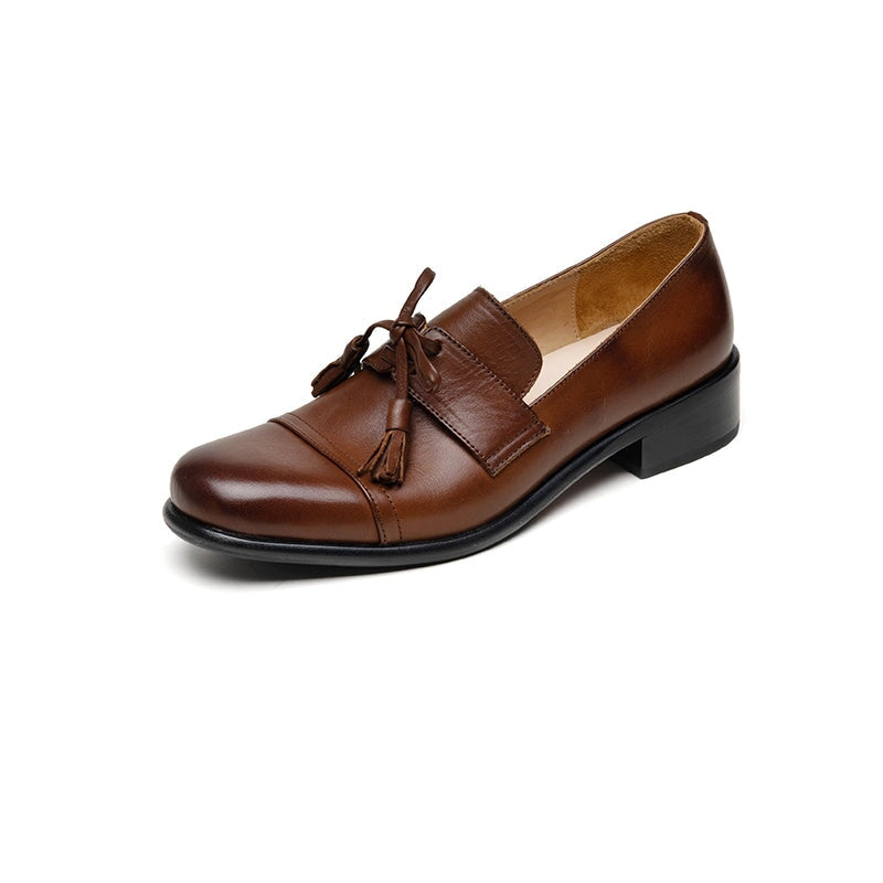 dwarves3434-1 Loafers 5 Deep Brown
