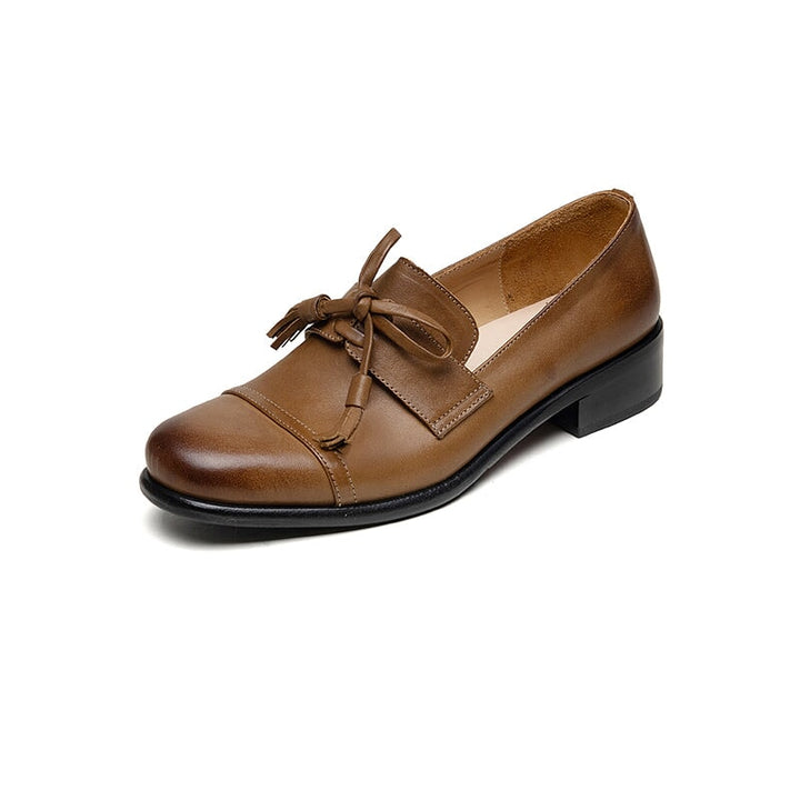 dwarves3434-20 Loafers 5 Light Brown