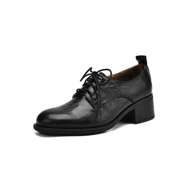 dwarves3438-7 Oxfords &amp; Tie 5 Black Plush Lined