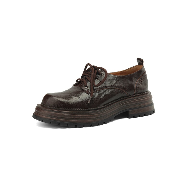 dwarves3440-1 Oxfords &amp; Tie 5 Brown