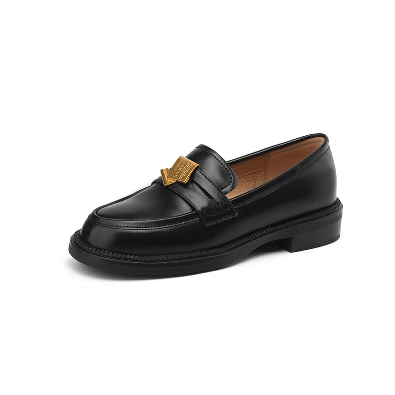 dwarves3444-1 Loafers 5 Black