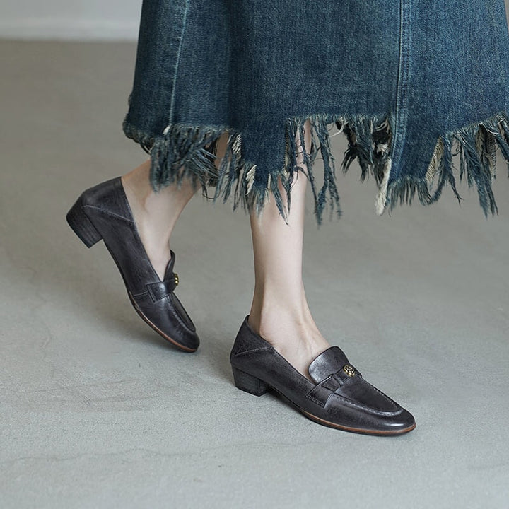 dwarves3454-2 Loafers 5 Grey