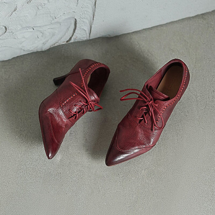 dwarves3462-1 Oxfords &amp; Tie 5 Red