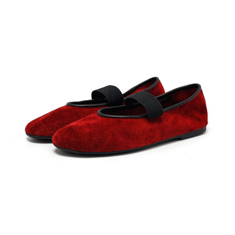 dwarves3479-6 Flats 5 Wine Red