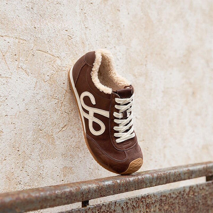 dwarves3483-2 Sneakers 5.5 Coffee Fleece Lined
