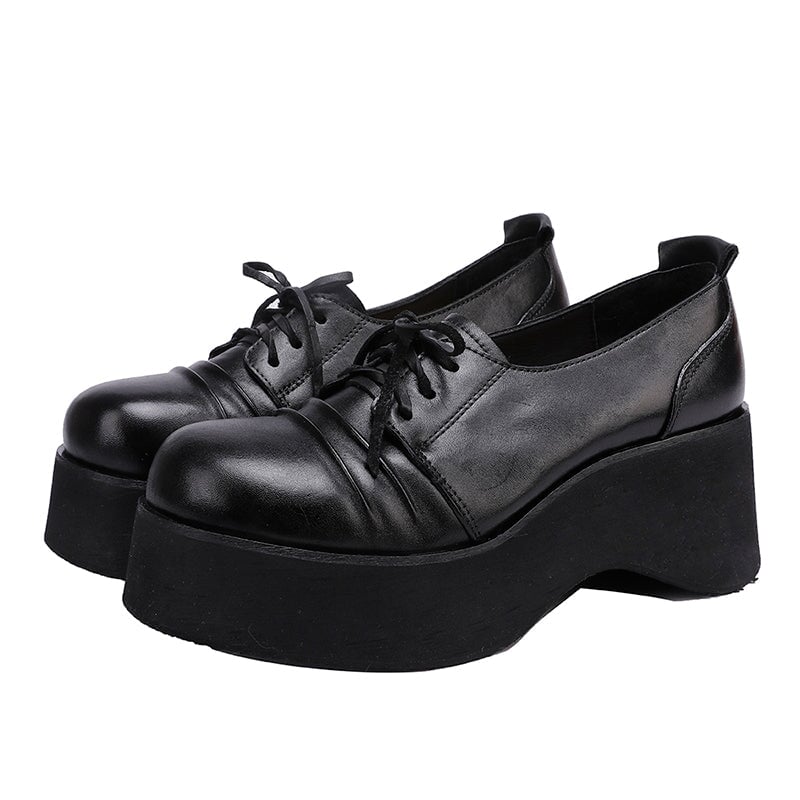 dwarves3488-2 Oxfords &amp; Tie 5 Black